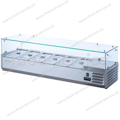 Вітрина холодильна для топінгу GoodFood GF-VRX1500/380-H6C